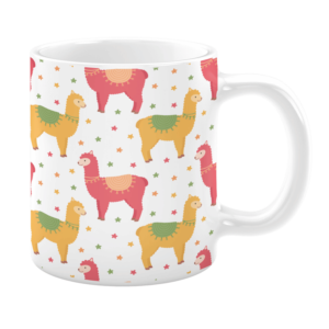 Festive Llamas 11oz Mug