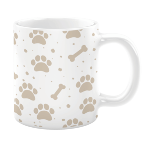 Brown Polka Dot Prints 11oz Mug