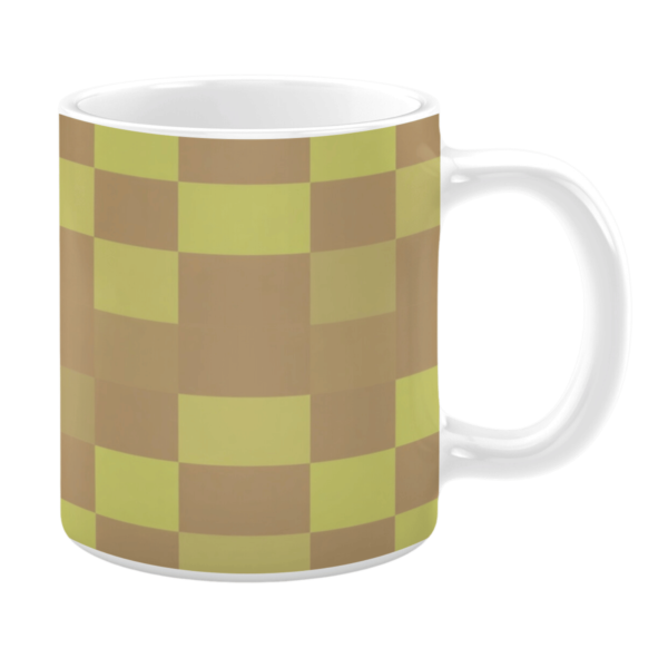 Gold on Bronze Pixel 11oz Mug