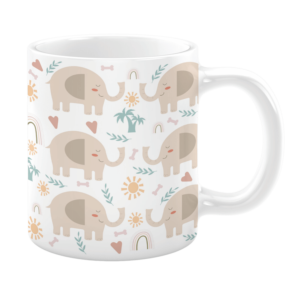Safari Elephant 11oz Mug