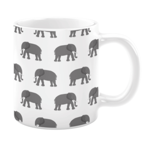 Grey Elephants 11oz Mug