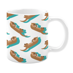 Floating Otters 11oz Mug