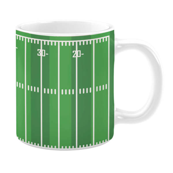 Wrap Around Football Field 11oz Mug