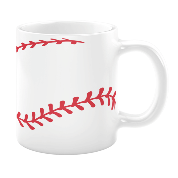 Wrap Around Baseball Stitches 11oz Mug