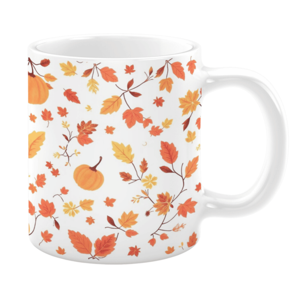 Pumpkins and Leaves 11oz Mug