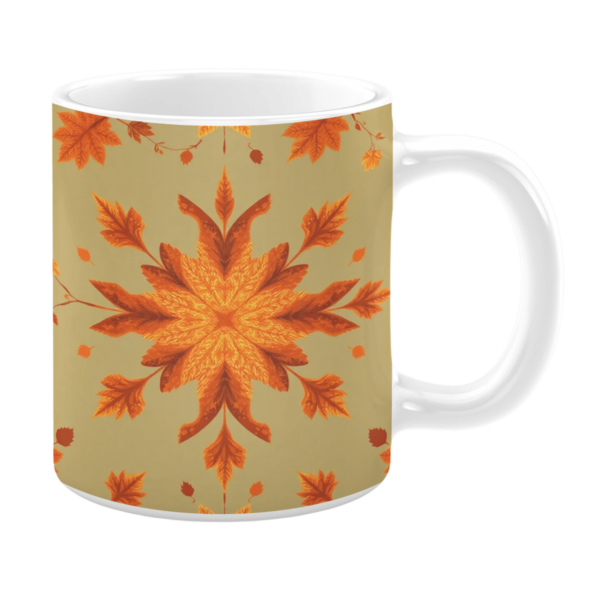 Abstract Fall Leaves 11oz Mug