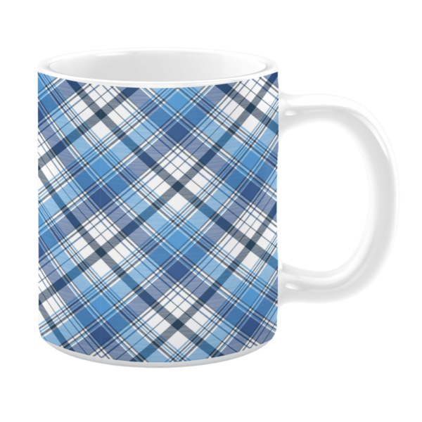 Highland Blue Plaid 11oz Mug