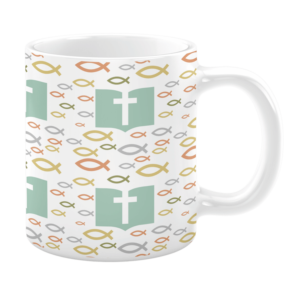 Crosses and Fish 11oz Mug