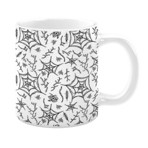Black Spiderwebs 11oz Mug