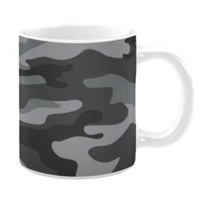 Black and Grey Camo 11oz Mug