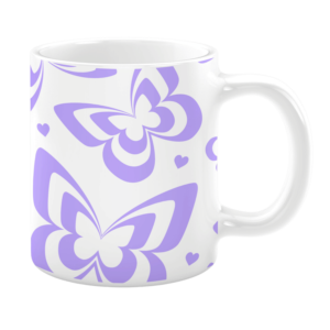 Purple Butterflies 11oz Mug