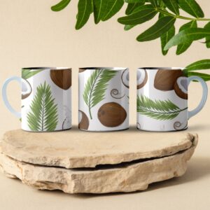 coconut coffee mug design
