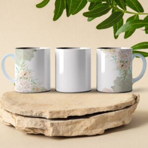 flower coffee mug design