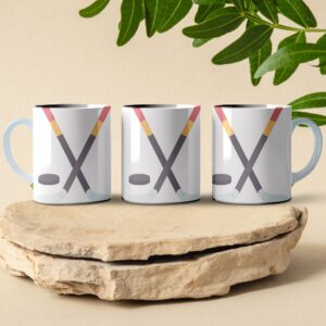 hockey stick coffee mug design