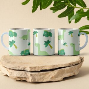 dinosaur coffee mug design