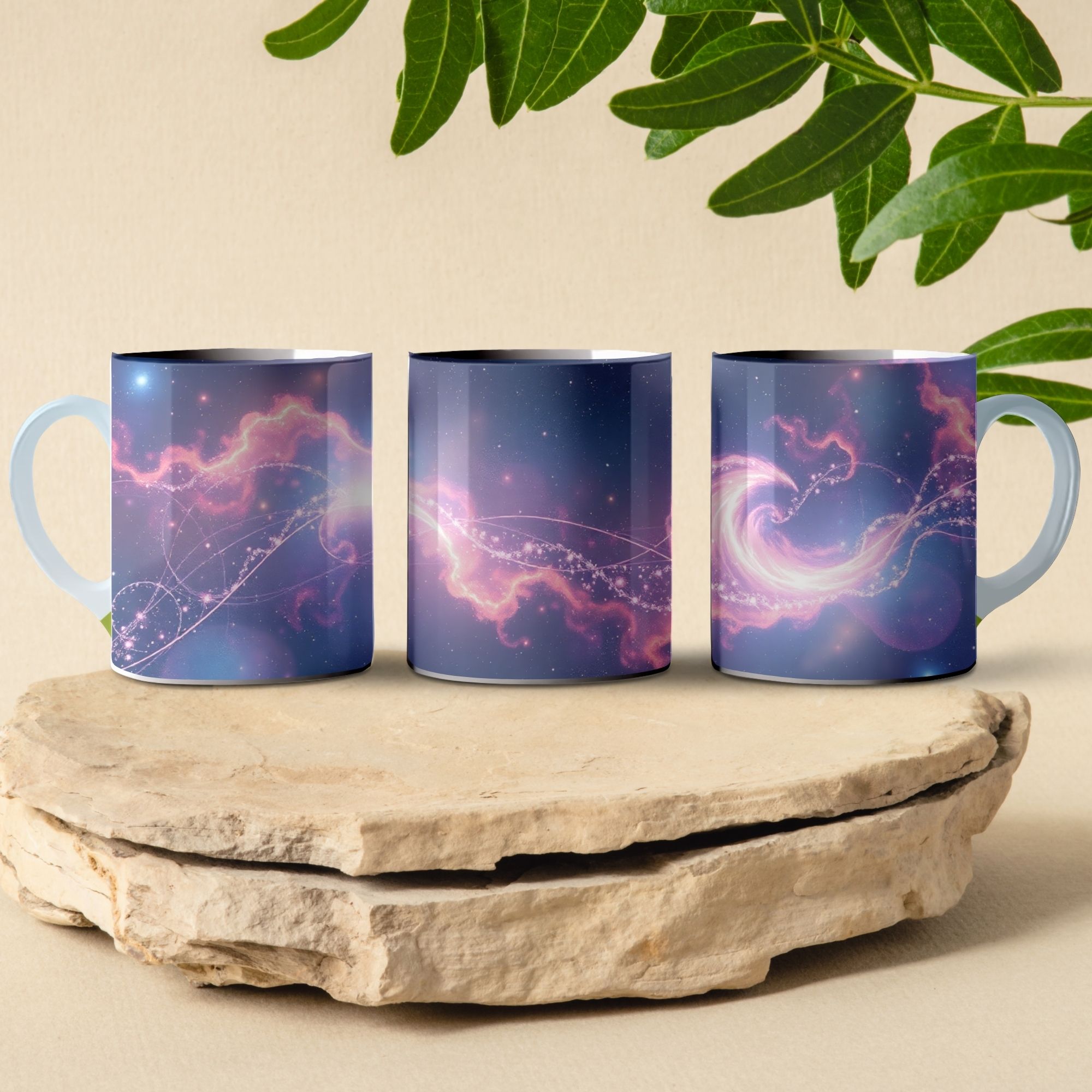 space galaxy full wrap cosmos galaxy coffee mug design