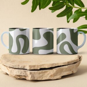 modern nature coffee mug design
