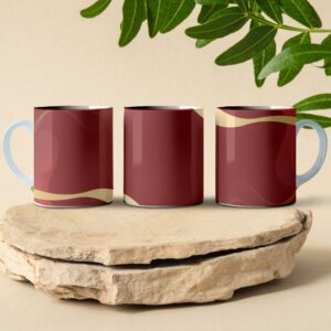 soothing rich copper coffee mug design