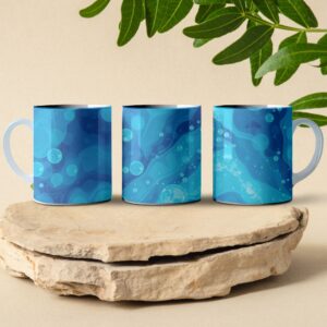ocean water coffee mug design