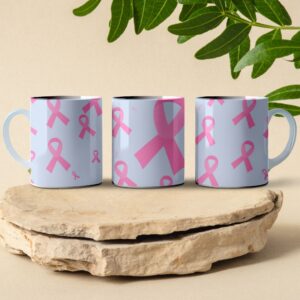 breast cancer coffee mug design