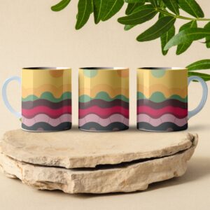 mexican themed colors coffee mug design