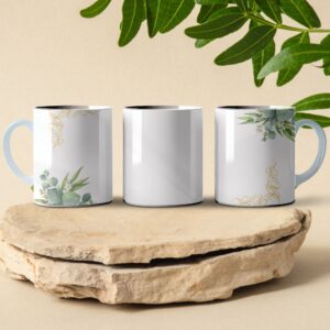 flower coffee mug design