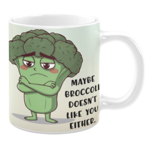 broccoli coffee mug