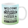 welcome to our campfire mug