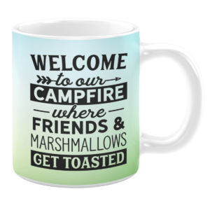 welcome to our campfire mug